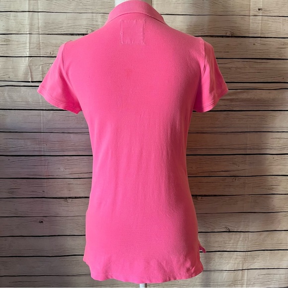 American Eagle Outfitters Pink Polo Shirt Size Medium - Picture 6 of 6